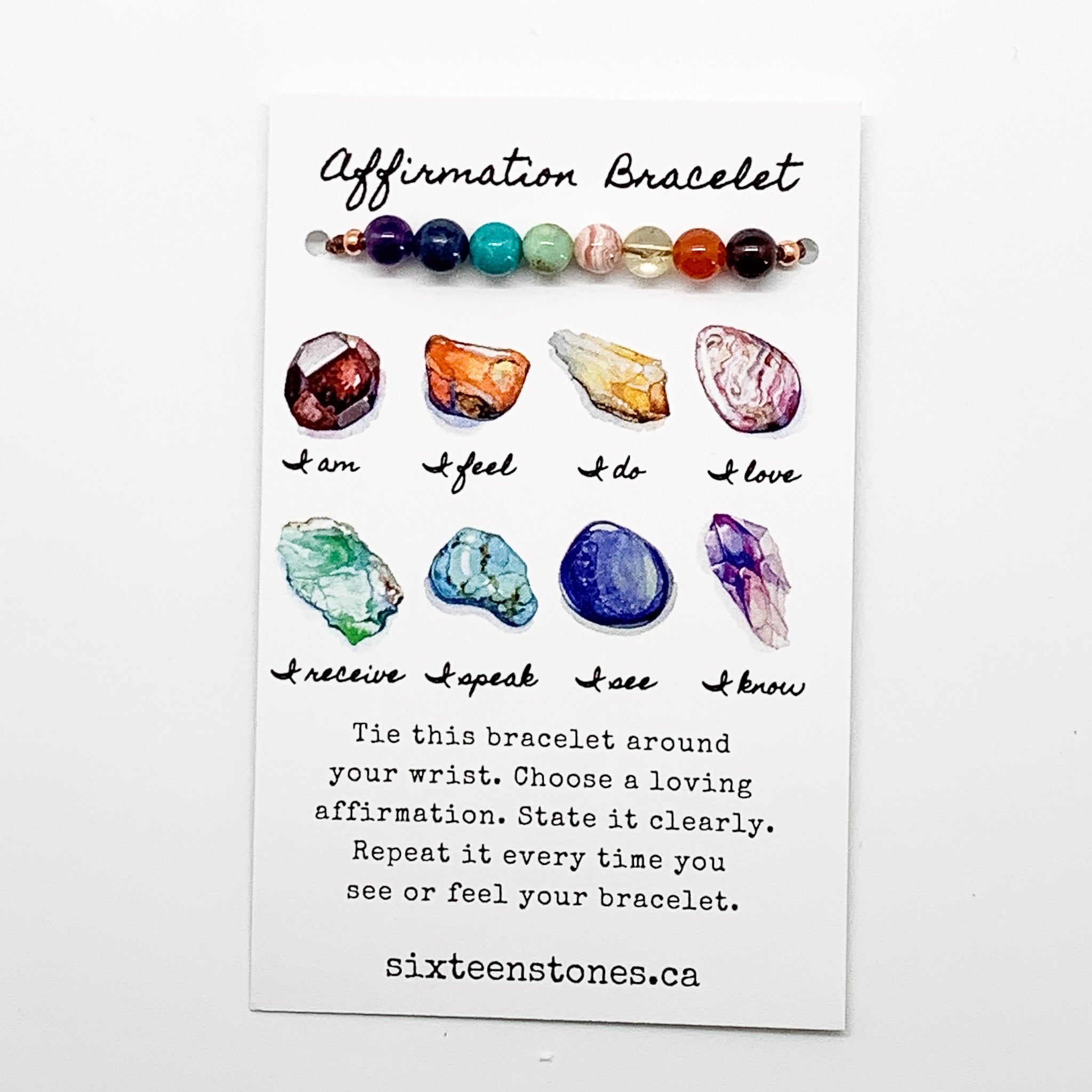Chakra Affirmation Bracelet